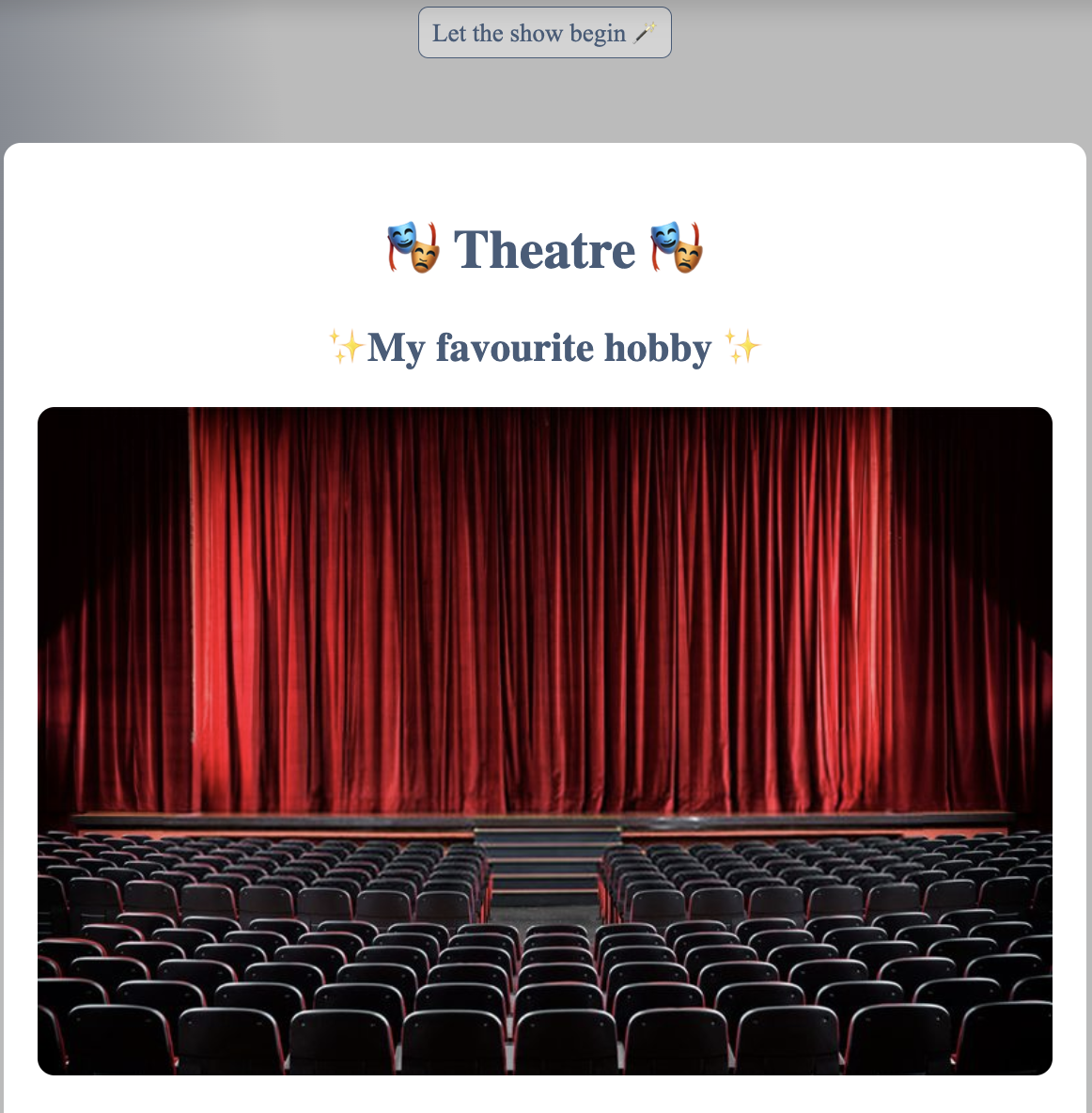 Theater app image